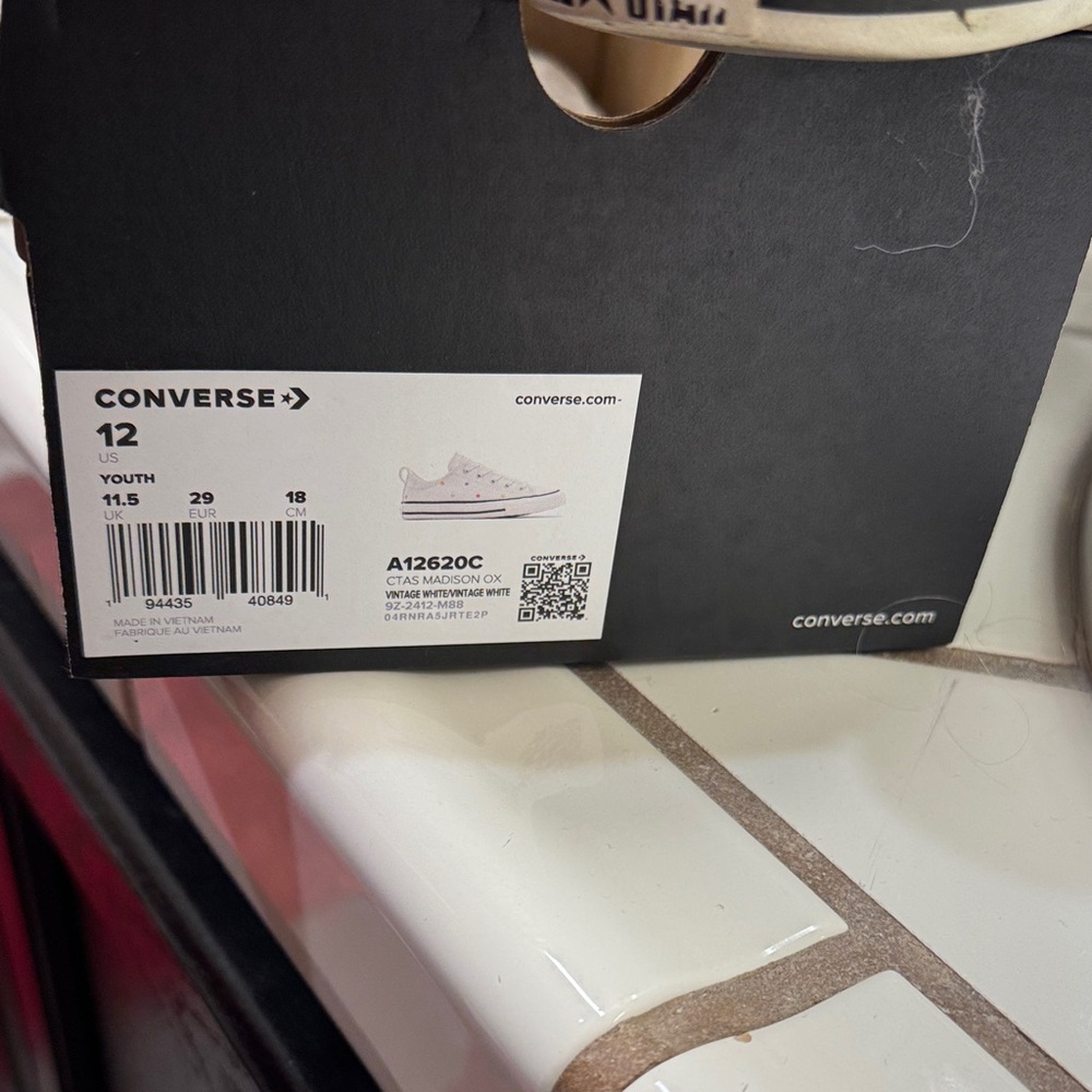 Converse Youth Classic White Sneakers